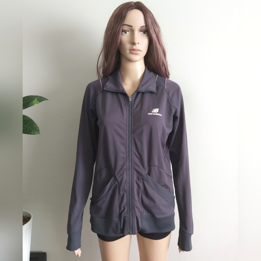 New Balance gray light track jacket